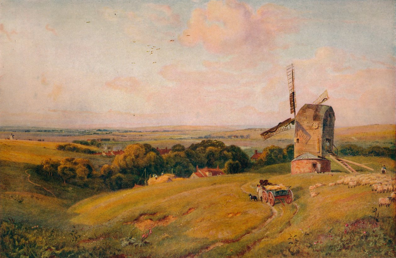 Alfriston Mill, c1886, 1938 av Robert Thorne Waite