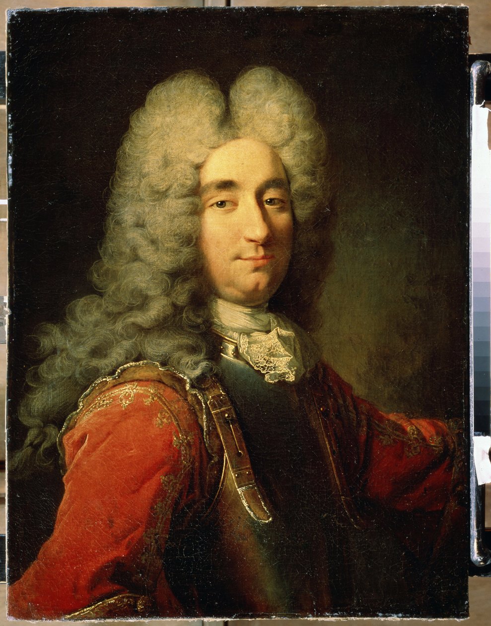 Portrett av en mann (Portrett av en mann). Maleri av Robert Tournieres (1667-1752). Olje på lerret, størrelse: 75 x 55 cm av Robert Tournieres