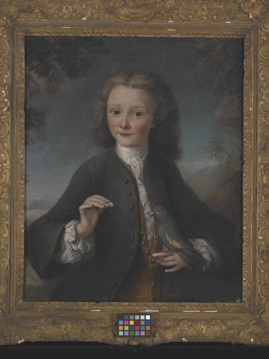 Voltaire At Age 13 (olje på lerret) av Robert Tournieres