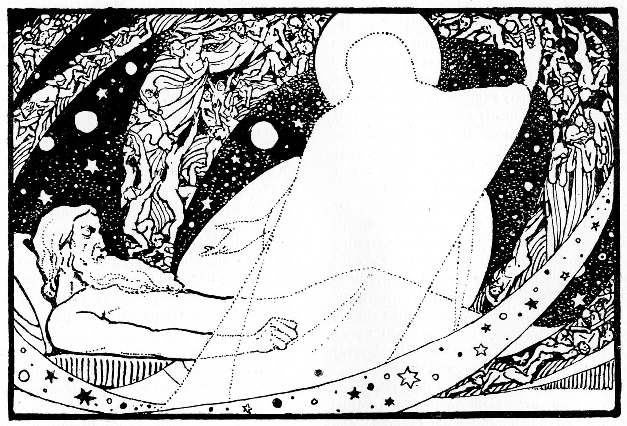 Tegning til Jobs bok, 1913. av Robert Traill Rose