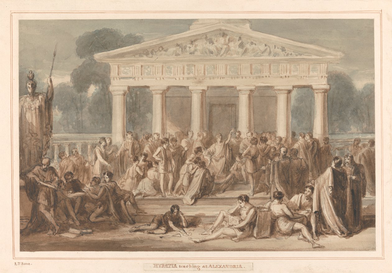 Hypatia-undervisning i Alexandria av Robert Trewick Bone