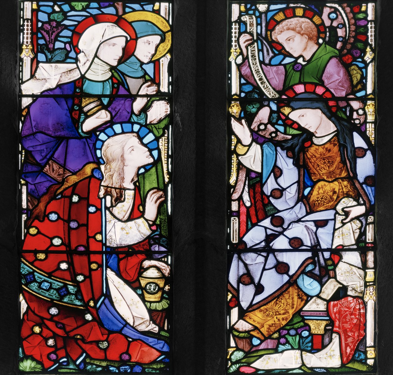 Woman of the Bible, ca. 1866 (farget glass) av Robert Turnill Bayne
