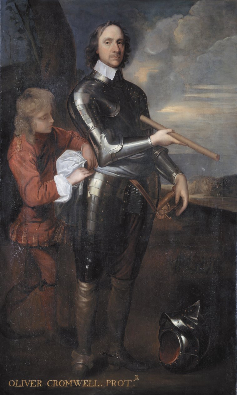 Oliver Cromwell (1599–1658) Lord Protector of England, ca. 1650 av Robert Walker