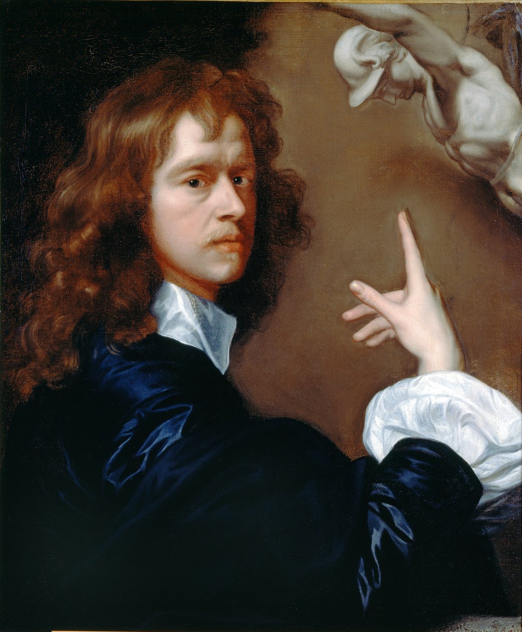 Selvportrett, c1640-1650 av Robert Walker