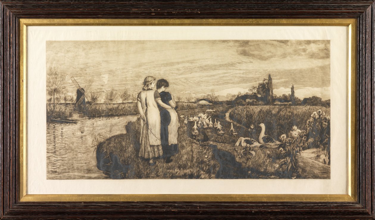 I myrene, kveld (etsing) av Robert Walker Macbeth
