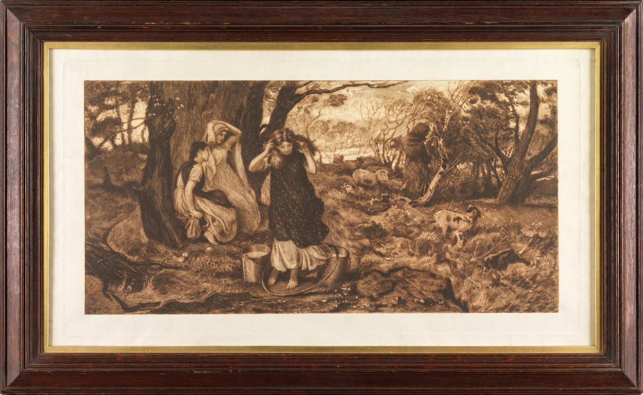 Bare en dusj (etsing) av Robert Walker Macbeth
