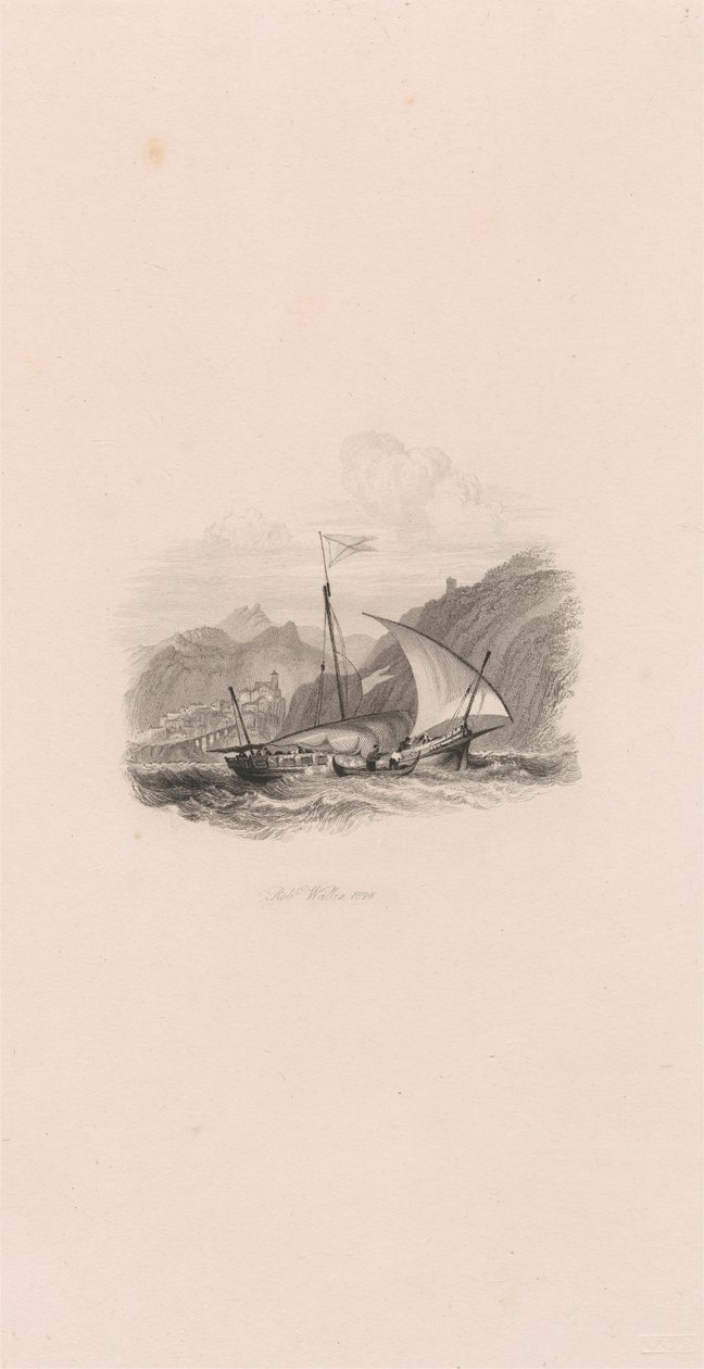 Amalfi (vignett) av Robert Wallis