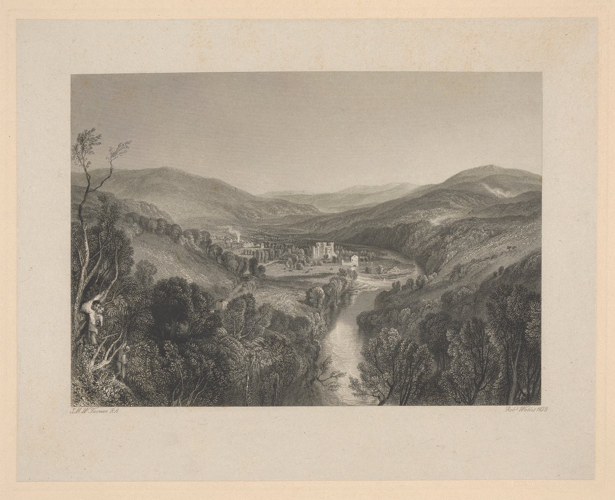 Buckfastleigh Abbey, Devonshire av Robert Wallis