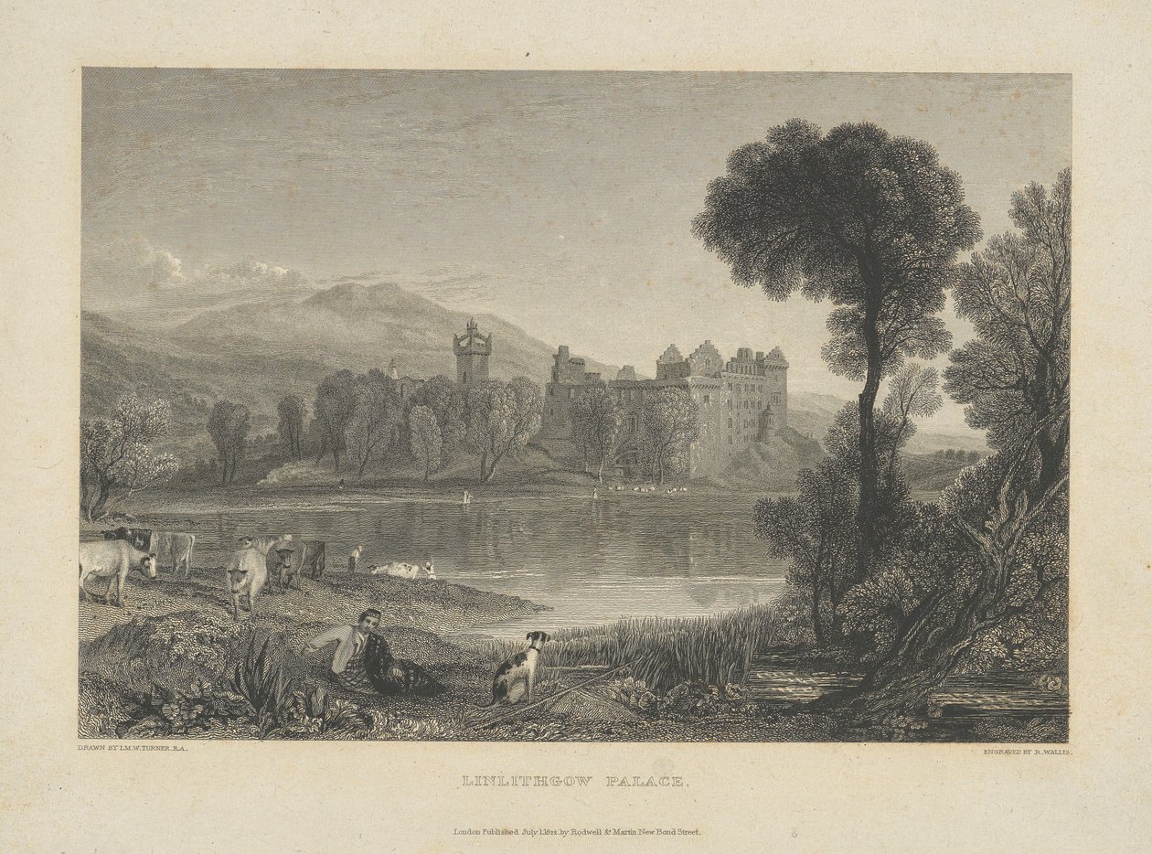 Linlithgow-palasset av Robert Wallis