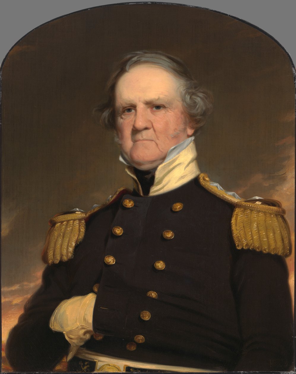 Winfield Scott, ca. 1855. av Robert Walter Weir