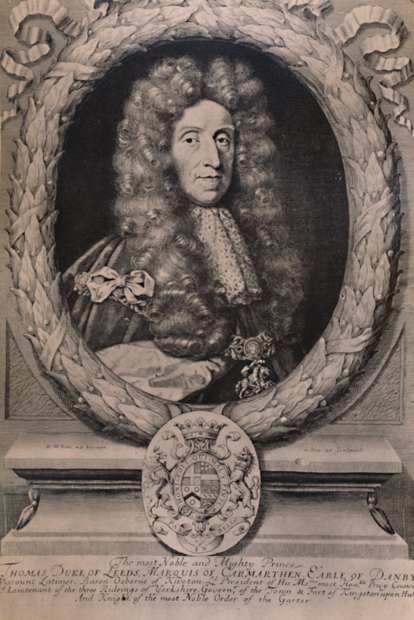 Thomas Osborne, 1. hertug av Leeds, engelsk statsmann, c1694 1894 av Robert White