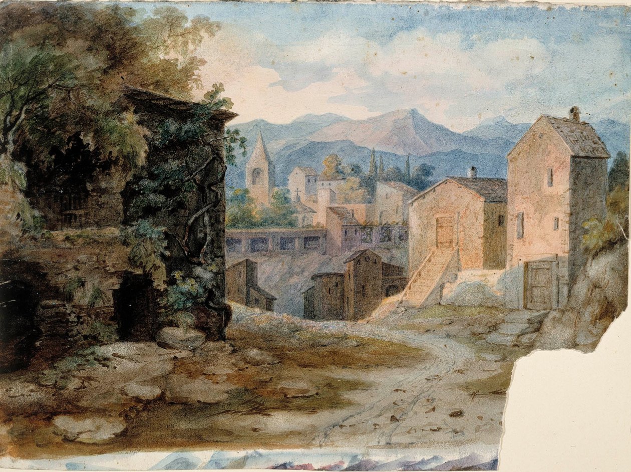 Italiensk fjellby av Robert Wilhelm Ekman