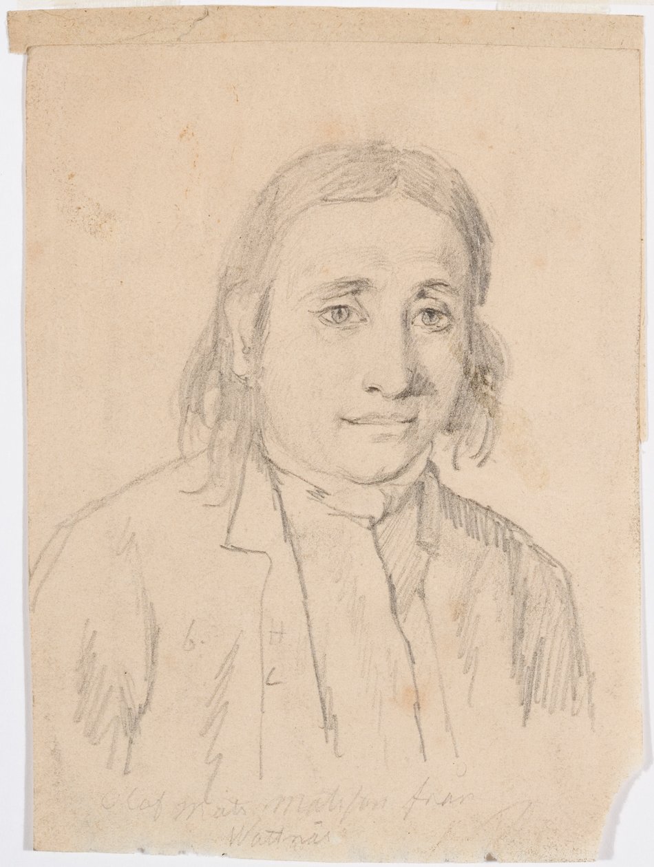 Byste av en mann av Robert Wilhelm Ekman