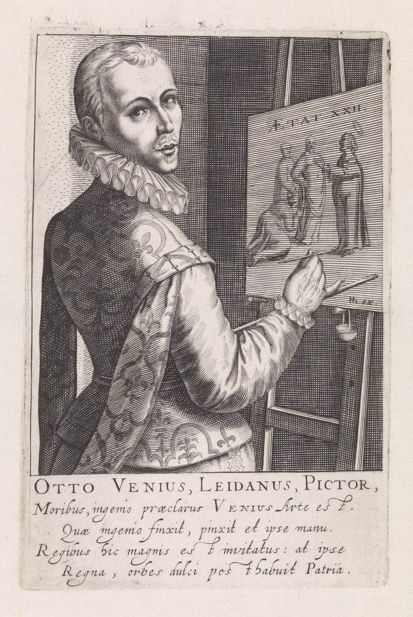 Portrett av Otto van Veen av Robert Willemsz de Baudous