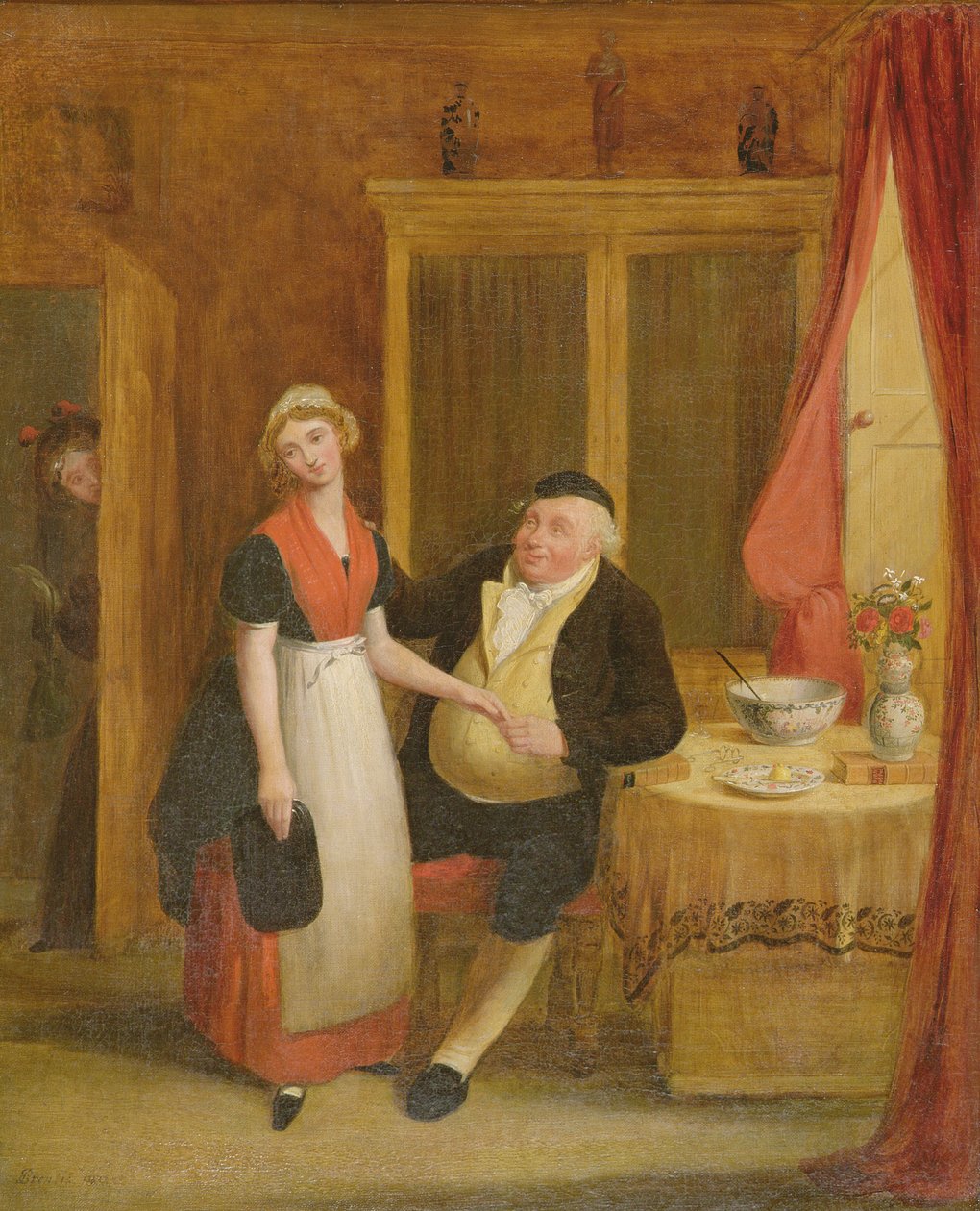 Uvelkomne oppmerksomheter, 1839 av Robert William Buss