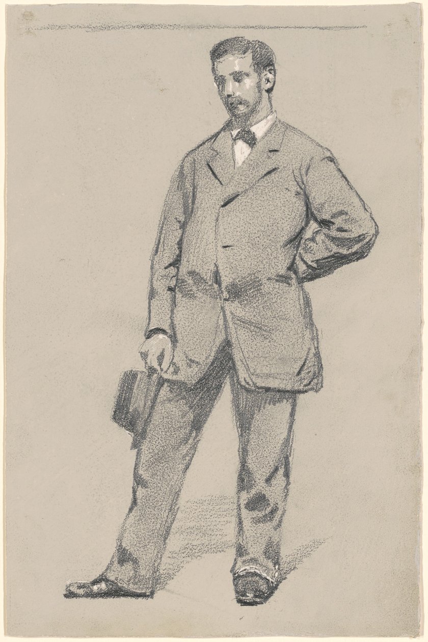 Stående mann av Robert William Vonnoh