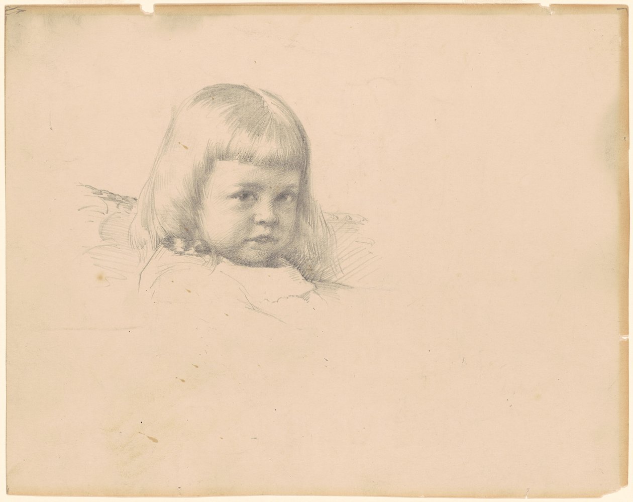 Studie for "Portrait of Esther Haydin" av Robert William Vonnoh