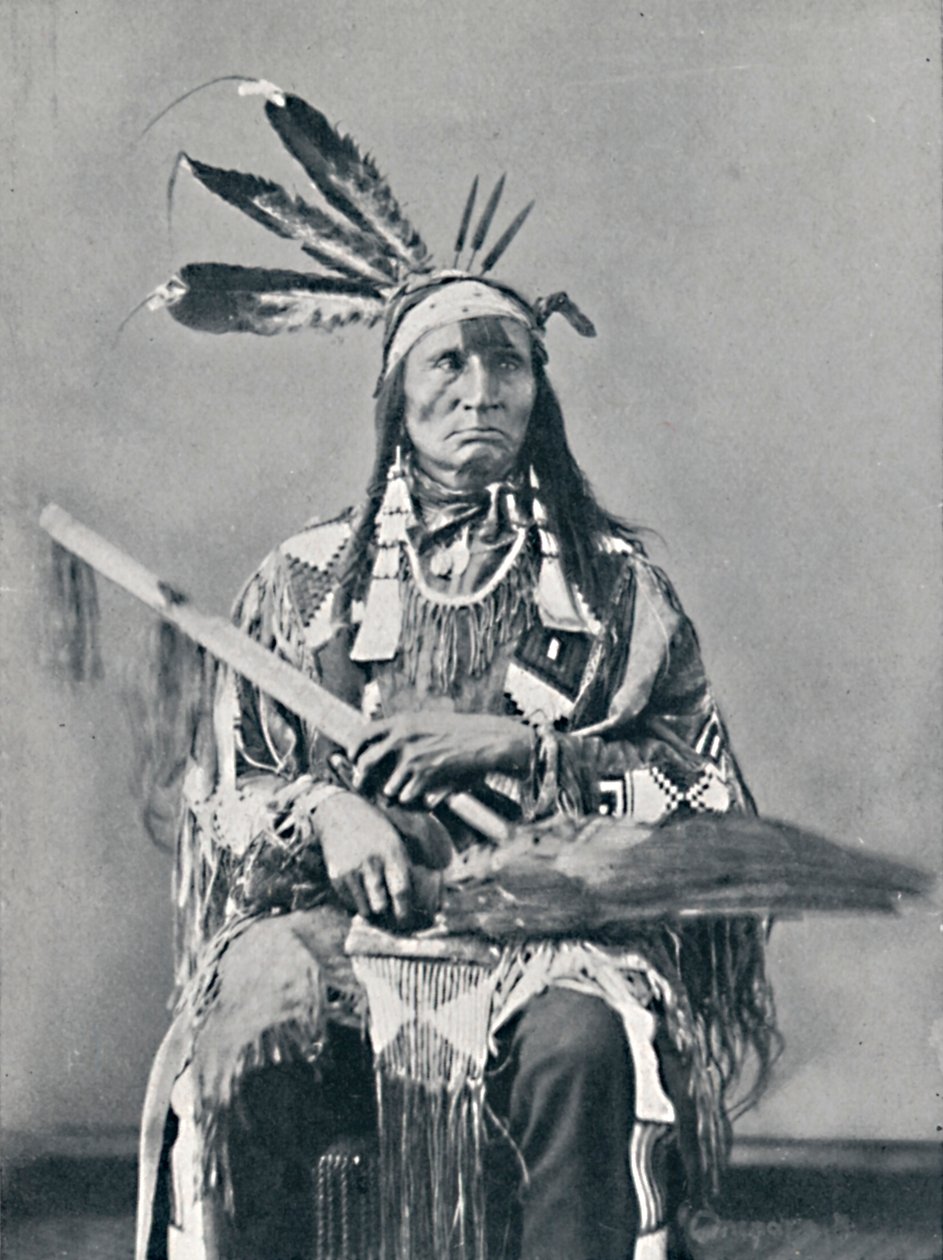 En Sioux-sjef, 1912 av Robert Wilson Shufeldt