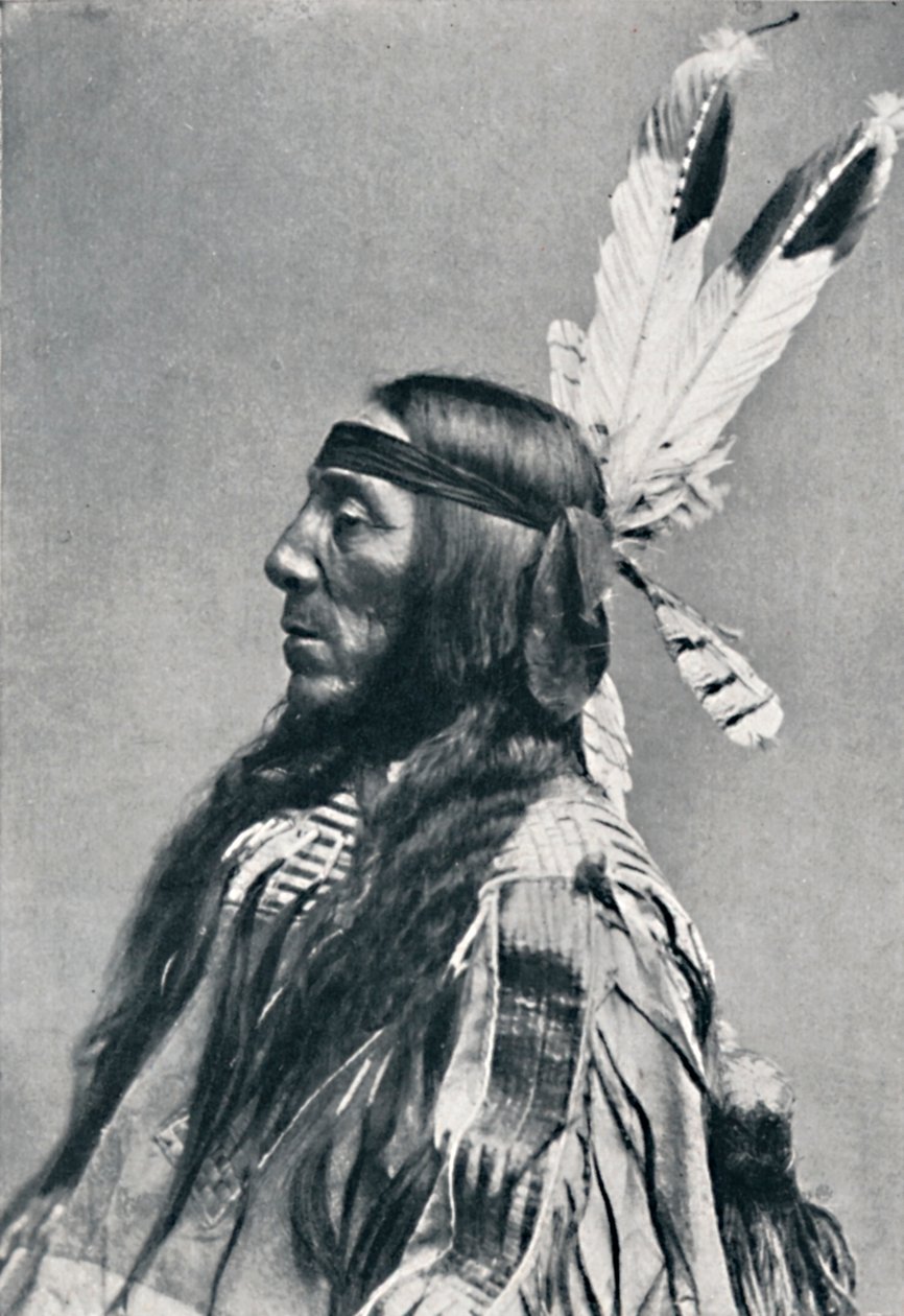 Profilvisning av en Sioux, 1912 av Robert Wilson Shufeldt