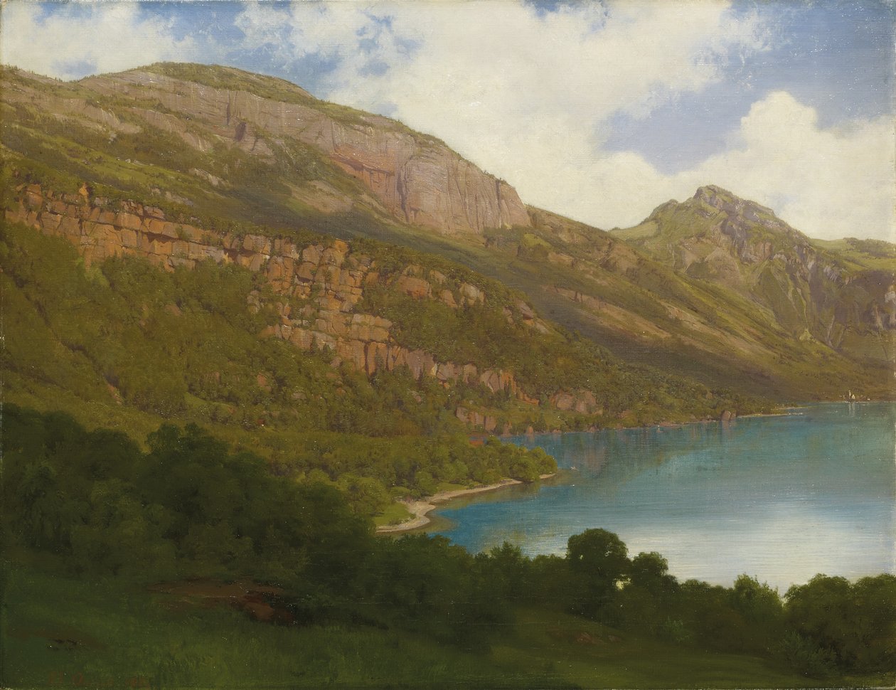Utsikt fra Rigi med utsikt over Vierwaldstättersee, 1857 av Robert Zund
