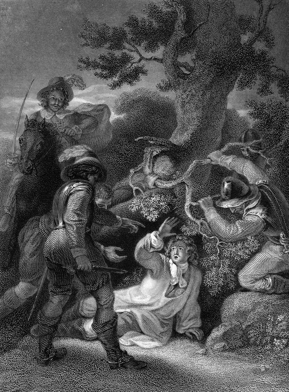 Hertugen av Monmouth tatt etter slaget ved Sedgemoor av Robert after Smirke
