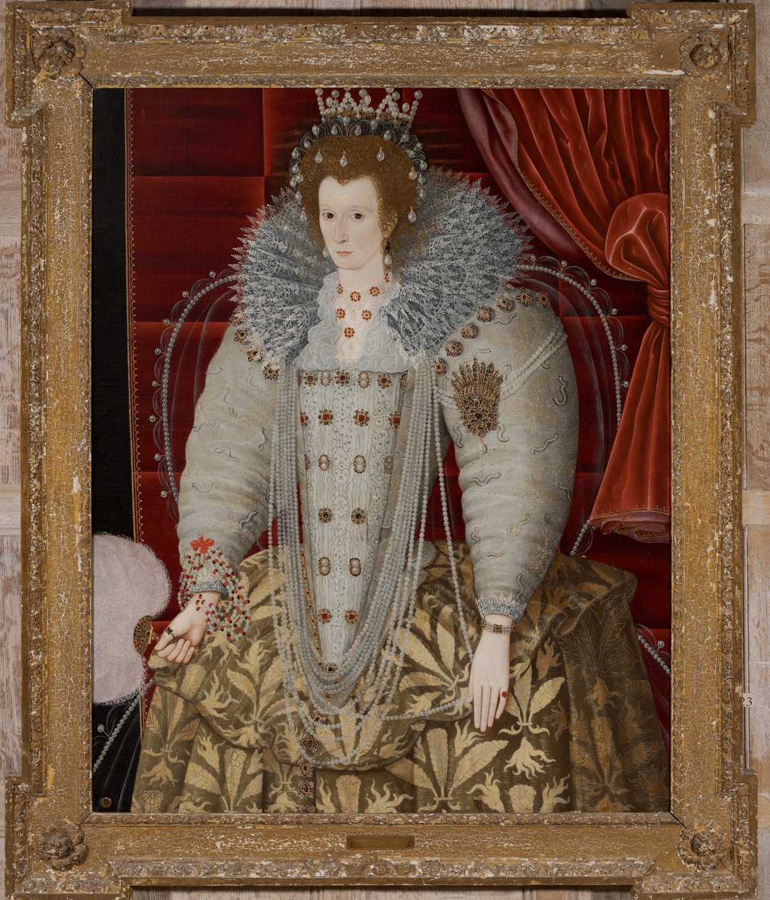 En dame av rang av Robert the Elder (attr. to) Peake