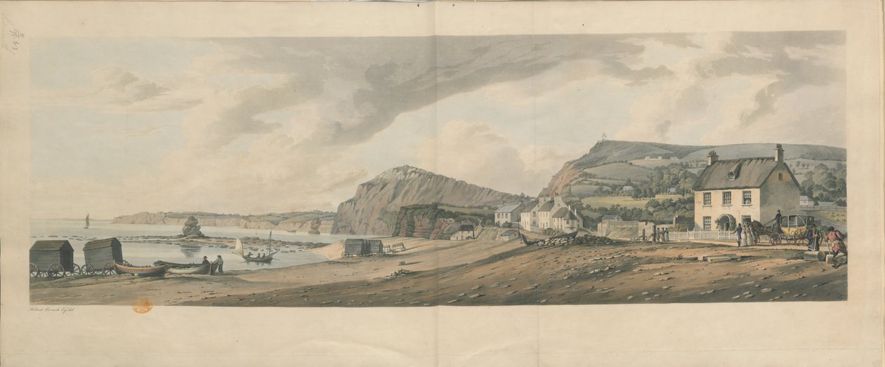 Sidmouth, Devon av Robert the Elder Havell