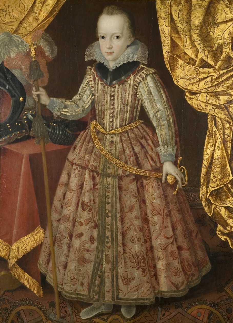 Charles I (1600-49) da hertugen av York, ca. 1605 (olje på lerret) av Robert the Elder Peake