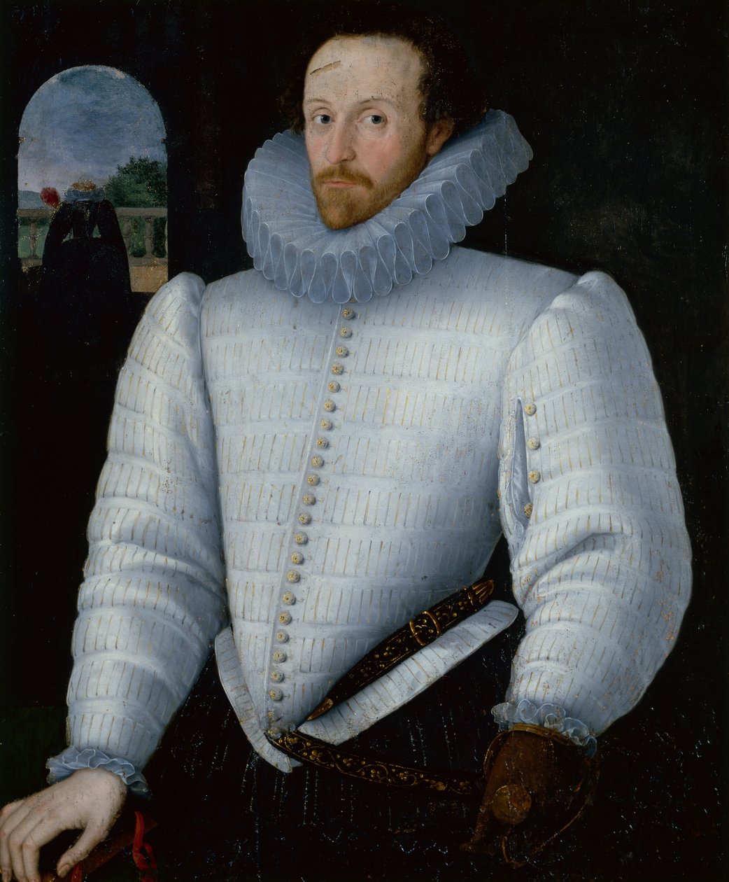 Portrett av Sir Walter Raleigh (olje) av Robert the Elder Peake