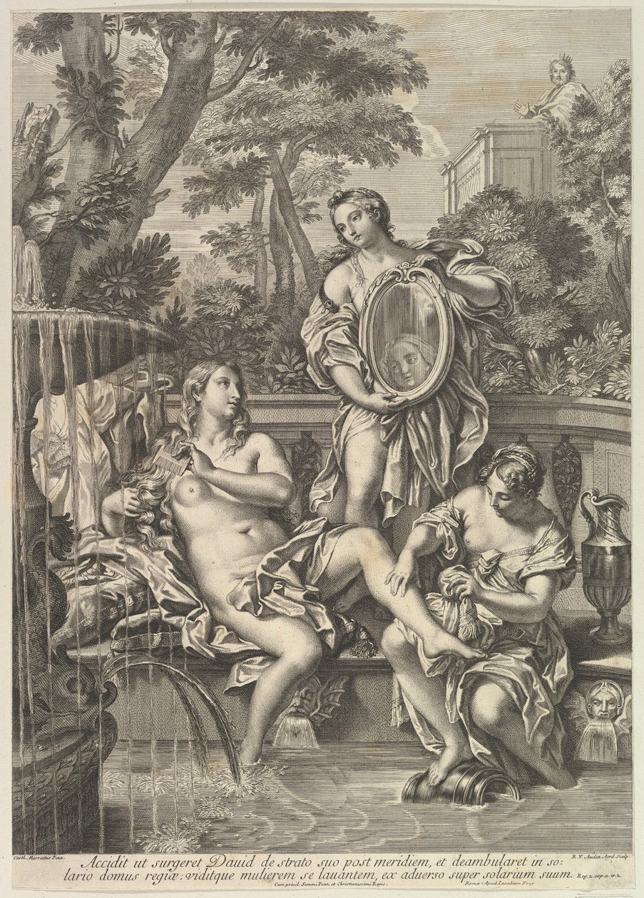 David og Batseba, 1680-1743. av Robert van Audenaerde
