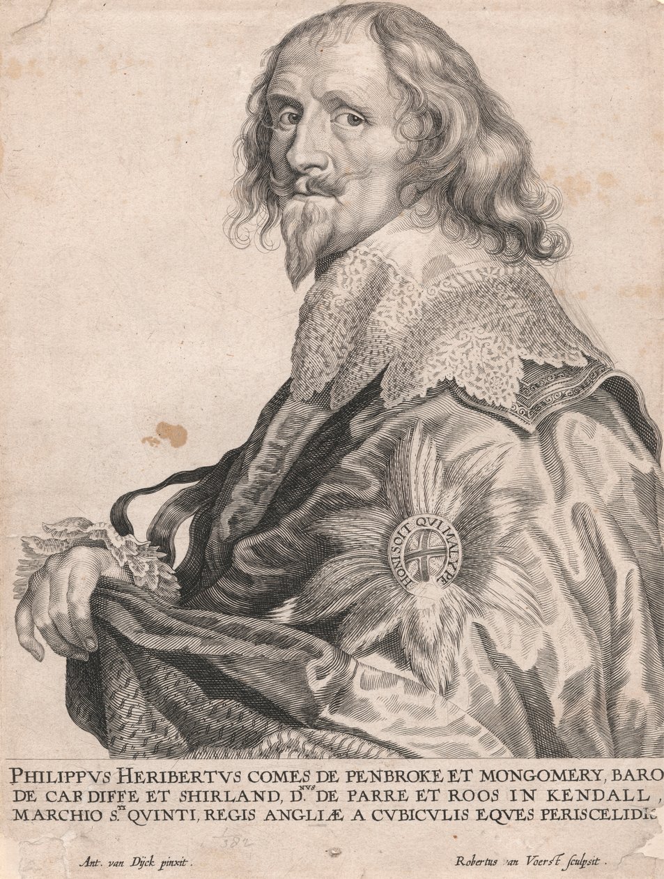 Philip Herbert, jarl av Penbroke og Montgomery, baron av Cardiff og Shirland... av Robert van Voerst