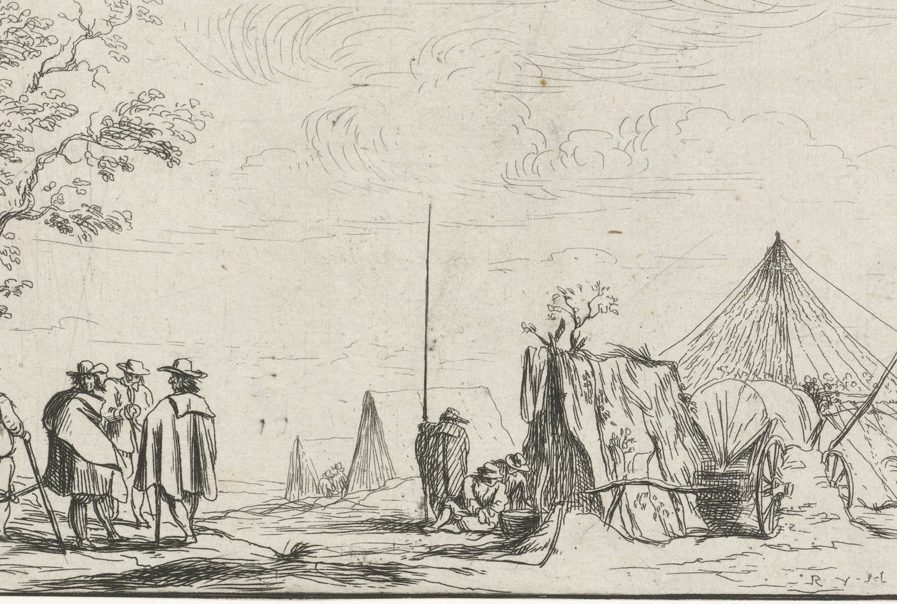 Soldater i en leir Ulike leire (serietittel) av Robert van den Hoecke