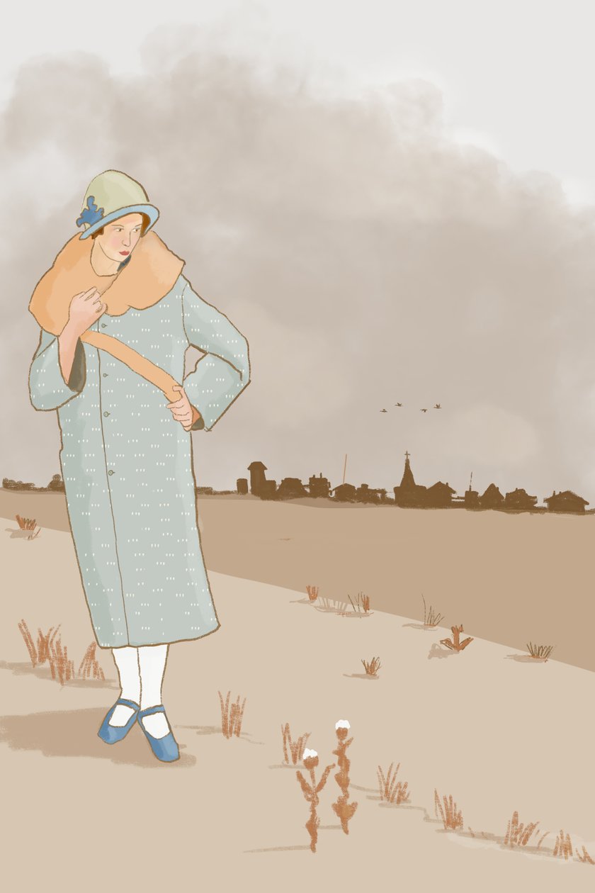 Flapper Fashion, 2022 (digital) av Roberta Murray