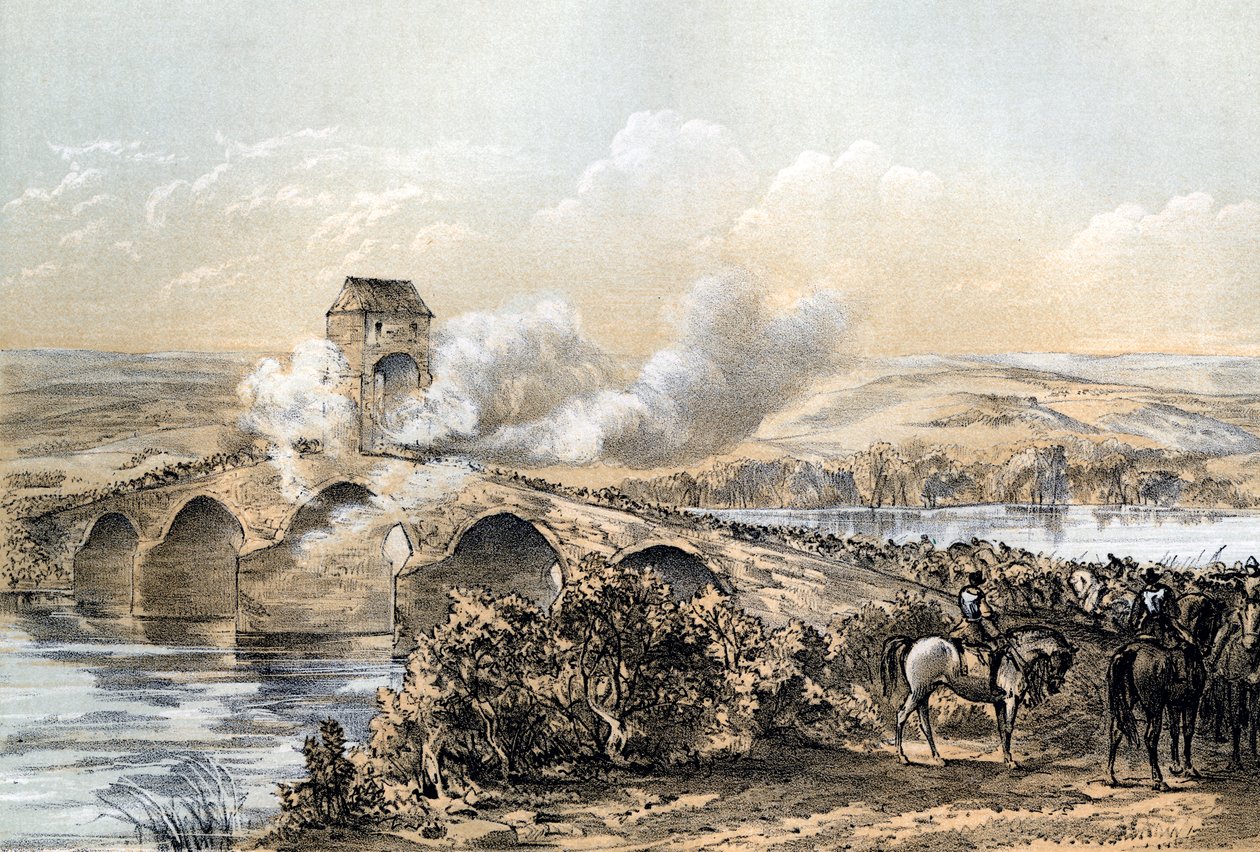 Slaget ved Bothwell Bridge, 1679 1800-tallet. av Robertson