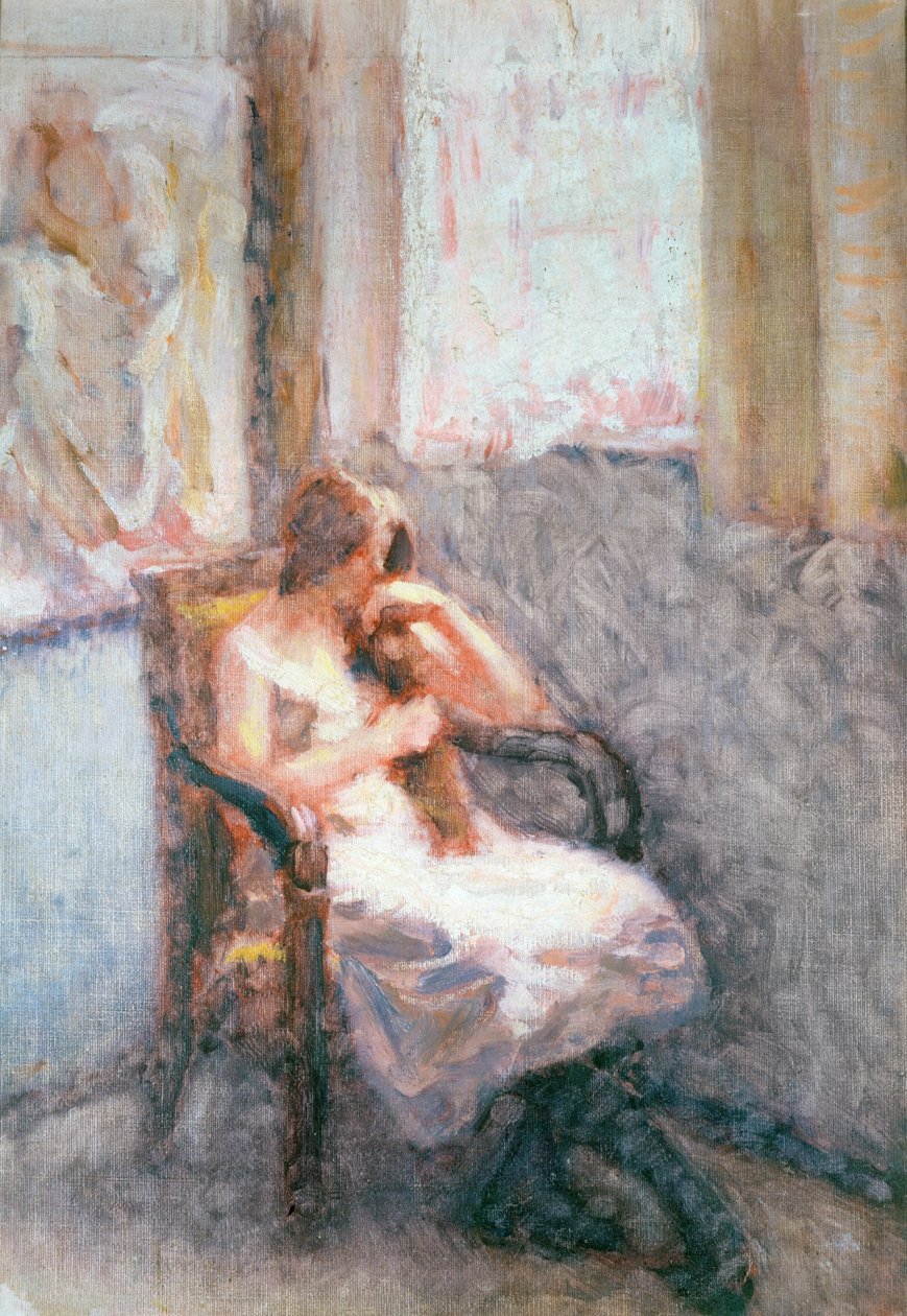 Jente ved et vindu av Roderic O Conor