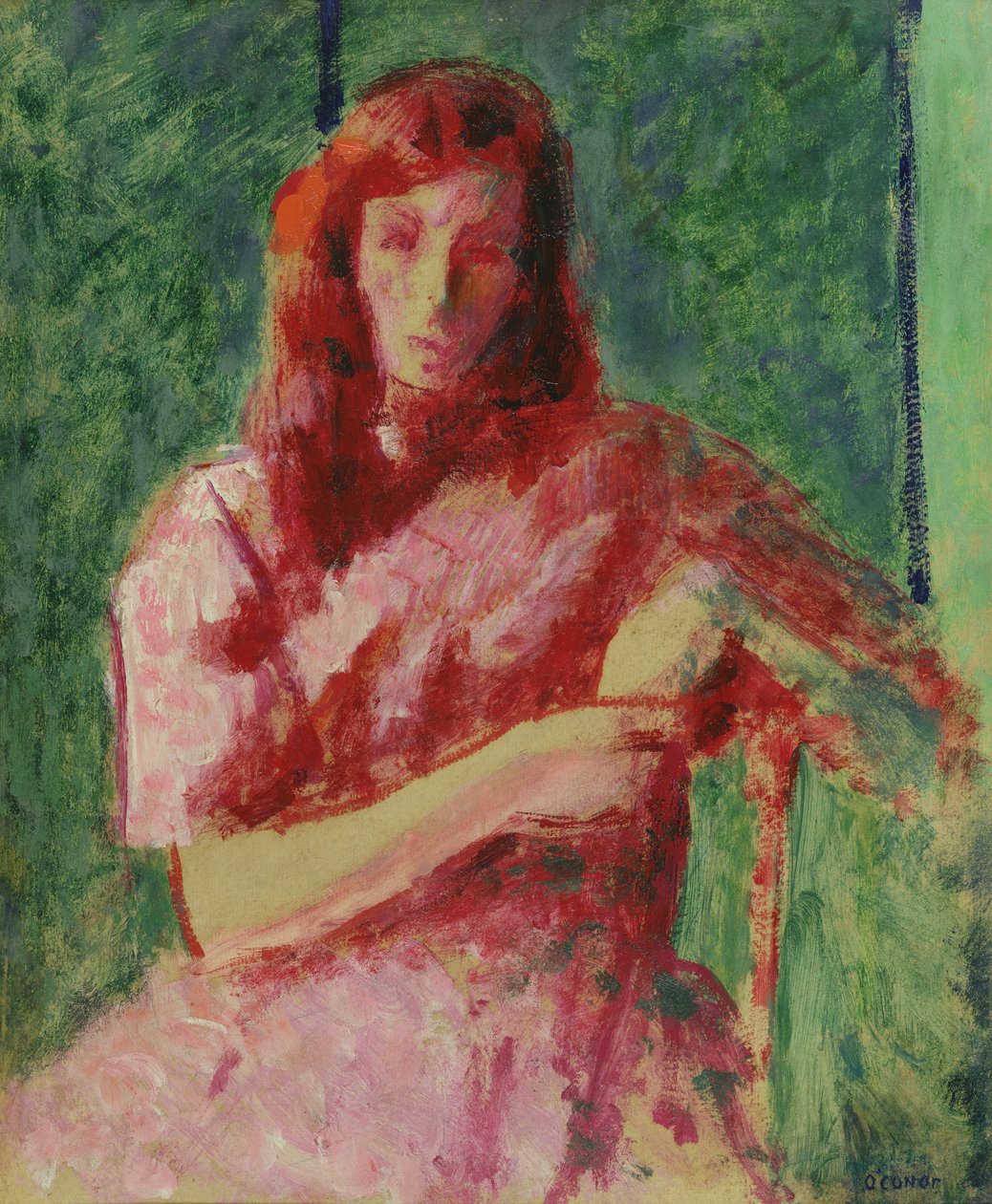 En trist ung jente (The Red Lady) av Roderic OConor
