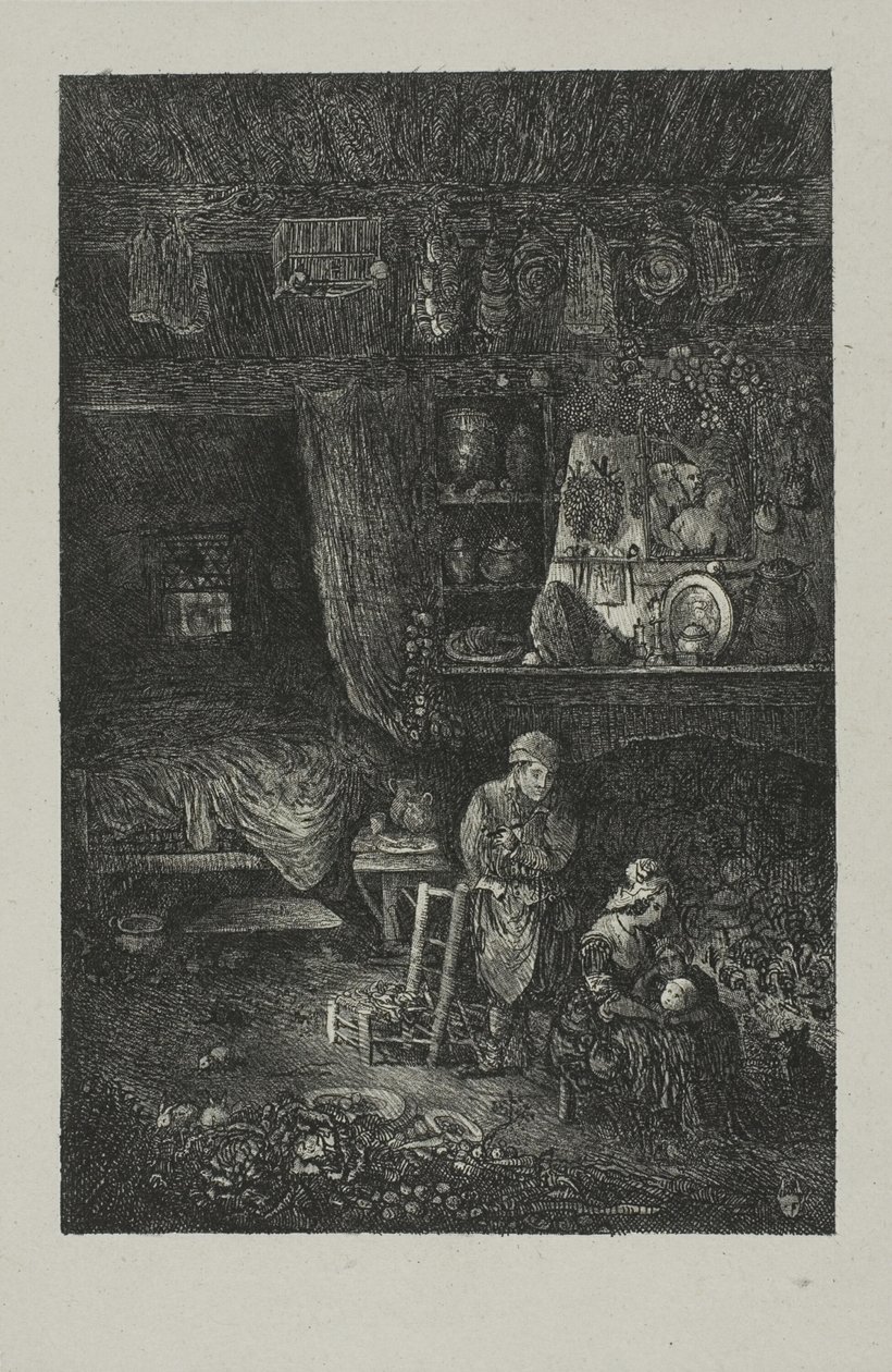 flamsk interiør av Rodolphe Bresdin