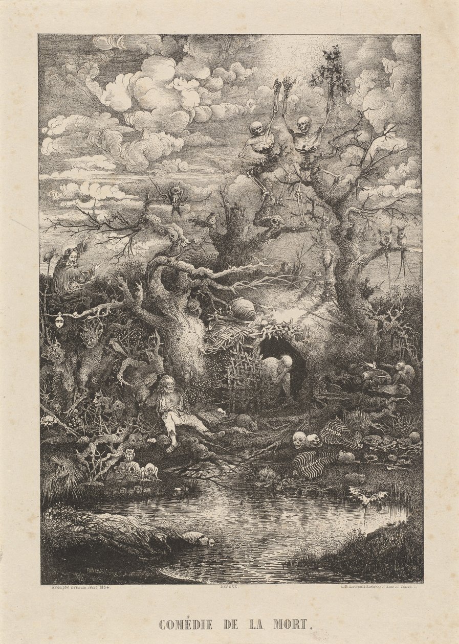 Dødens komedie av Rodolphe Bresdin