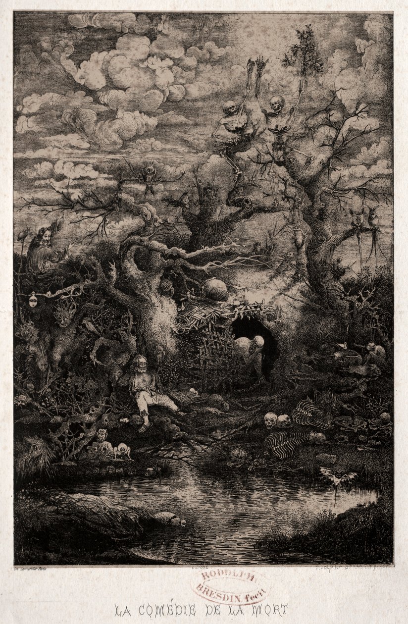 Dødens komedie av Rodolphe Bresdin
