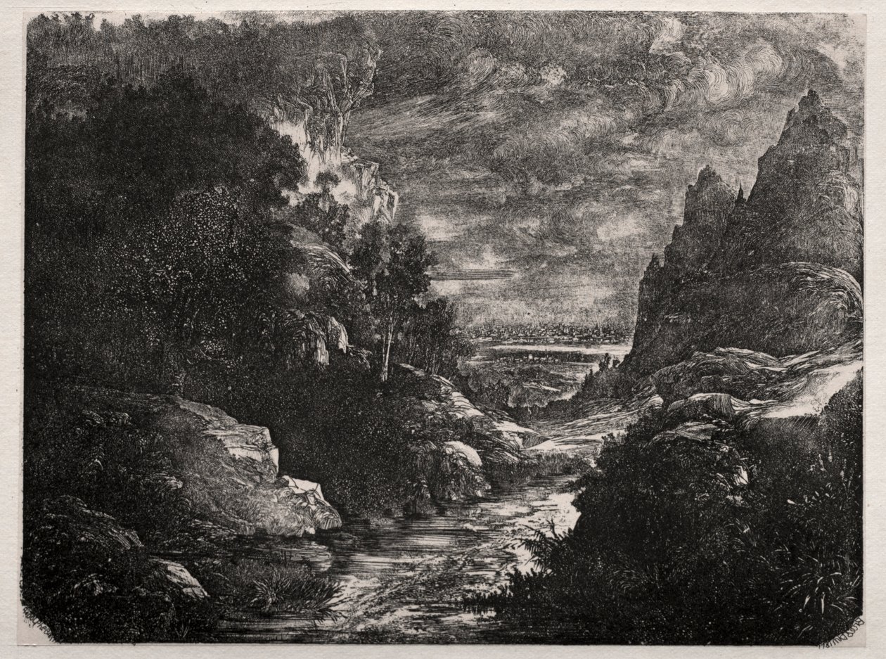Fjellstrømmen av Rodolphe Bresdin