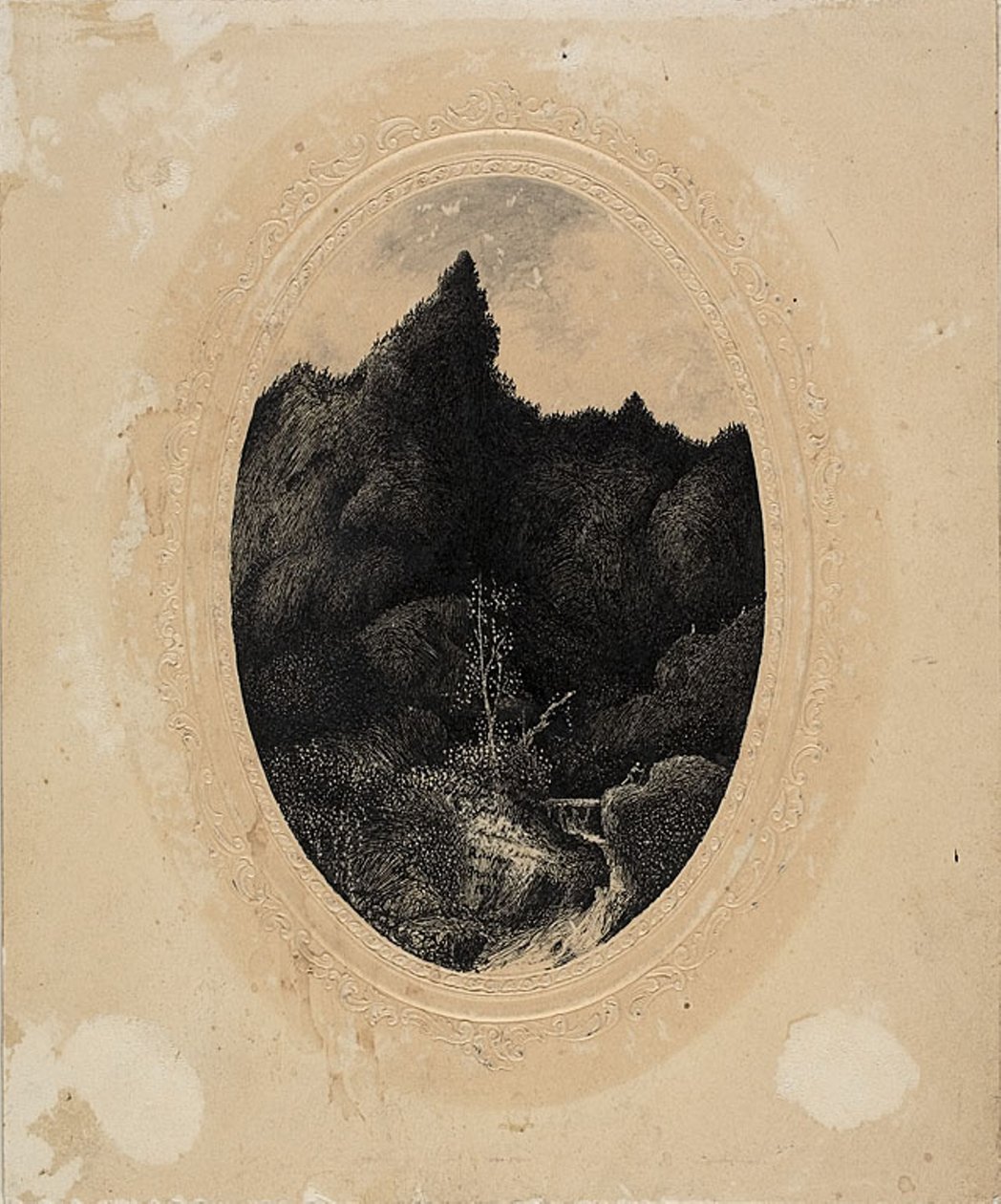 Den reisende i fjellene av Rodolphe Bresdin