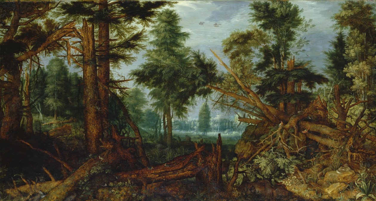 Skogen etter stormen av Roelandt Jacobsz. Savery