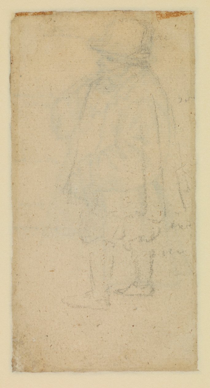 Mann sett bakfra (verso) av Roelandt Jacobsz and Bruegel Pieter the Elder Savery