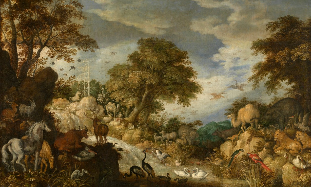 Orpheus and the Animals (olje på lerret) av Roelandt Jacobsz. Savery