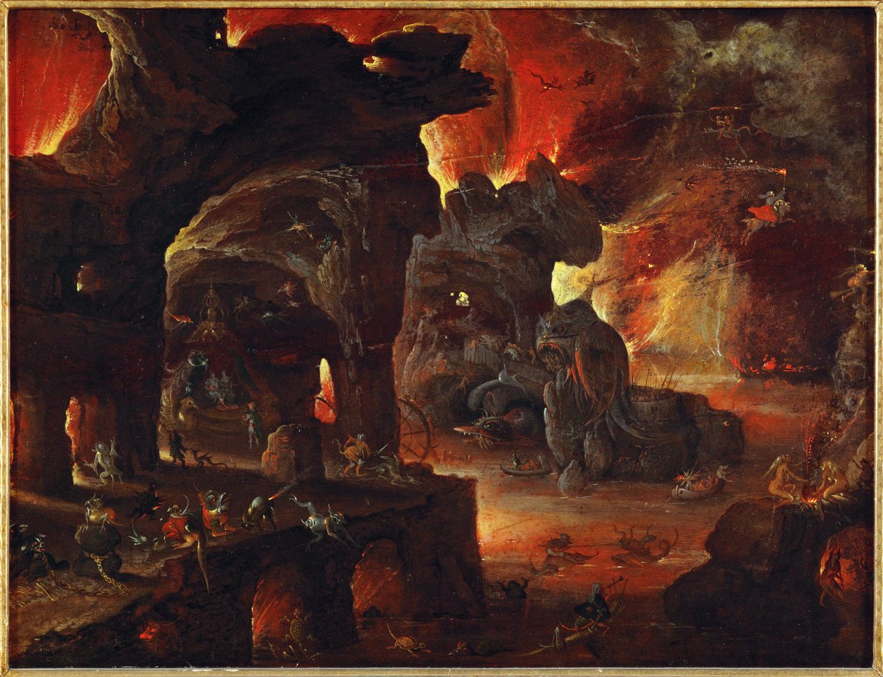 Orfeus i underverdenen av Roelandt Jacobsz. Savery