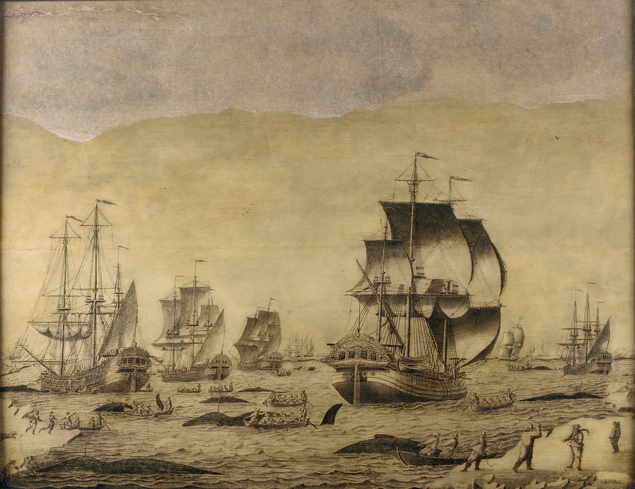 Hollandske hvalfangere i isen av Roelof van Salm