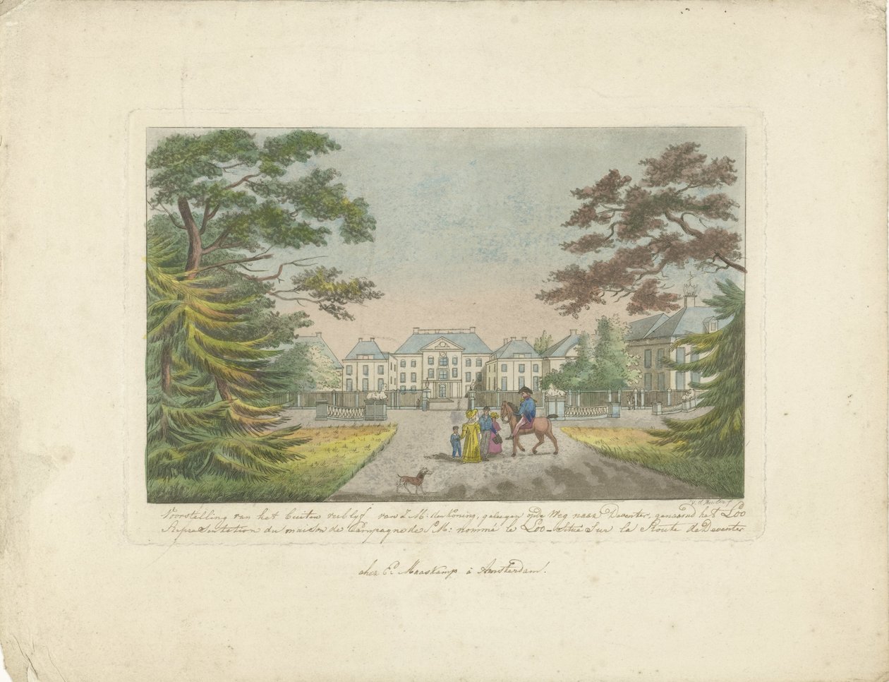 Het Loo Palace i Apeldoorn av Roelof van der Meulen