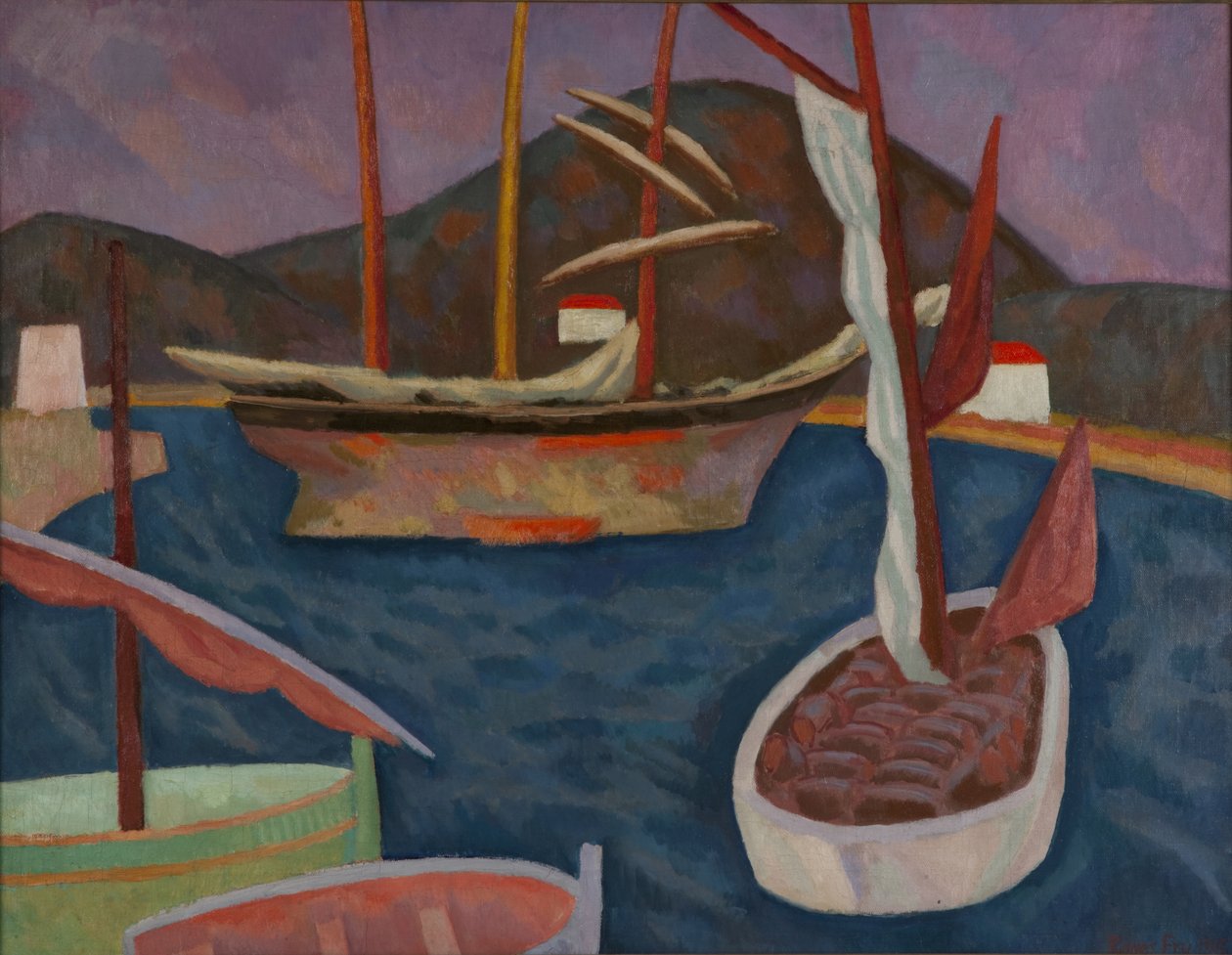 Båter i en havn av Roger Eliot Fry
