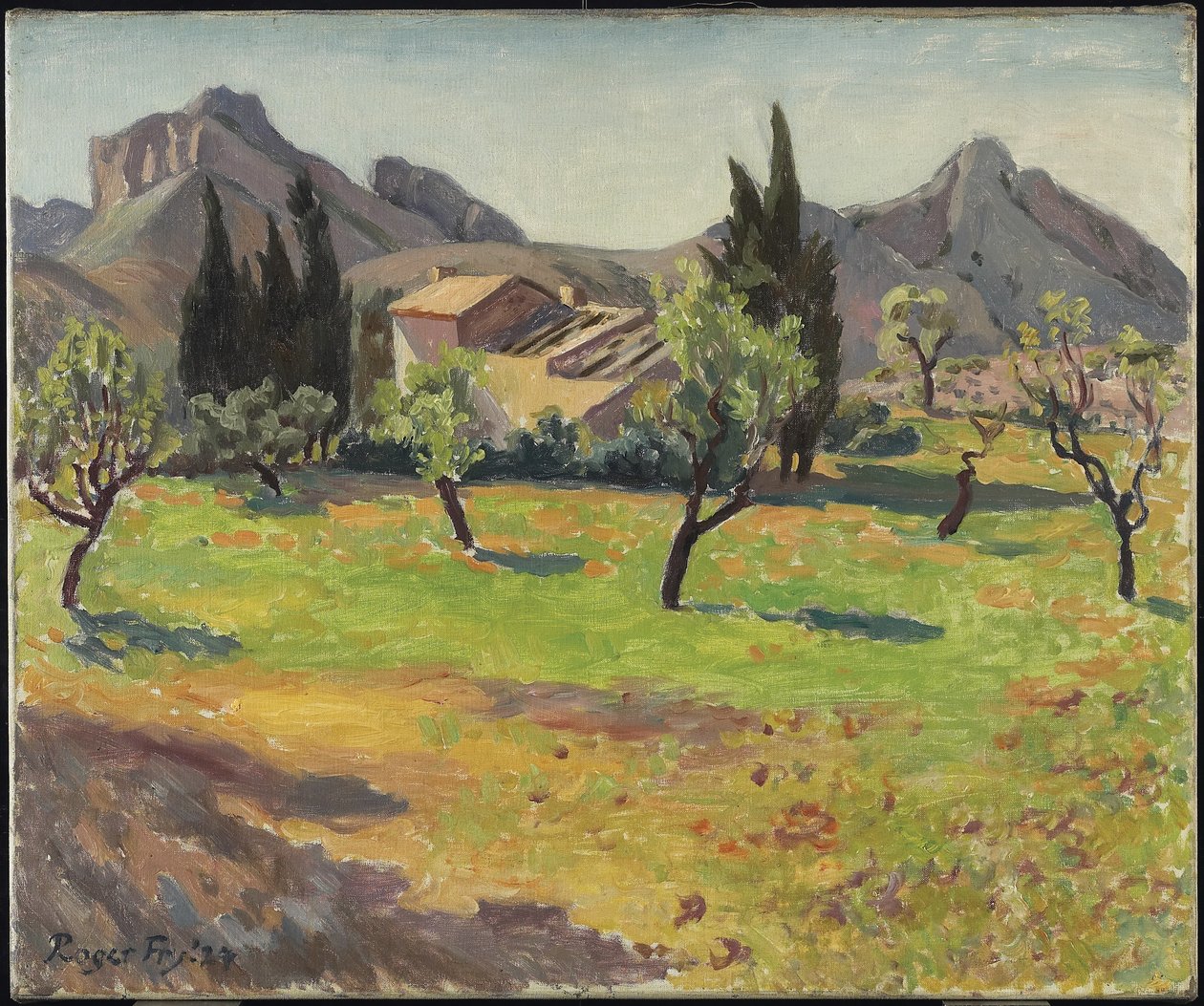 Mas de Berne nær St. Remy, Provence, 1927 av Roger Eliot Fry