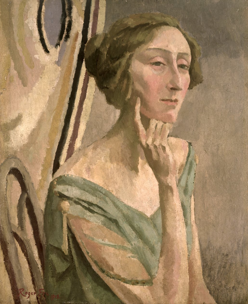 Portrett av Edith Sitwell (1887-1964), 1915 av Roger Eliot Fry